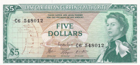 East Caribbean States, 5 Dollars, 1974, UNC, p14g
Estimate: USD 100-200