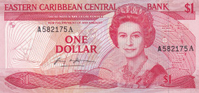 East Caribbean States, 1 Dollar, 1985, UNC, p17a
Estimate: USD 30-60