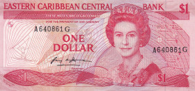 East Caribbean States, 1 Dollar, 1985, UNC, p17g
Estimate: USD 20-40