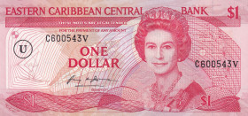 East Caribbean States, 1 Dollar, 1985, UNC, p17u
Estimate: USD 30-60