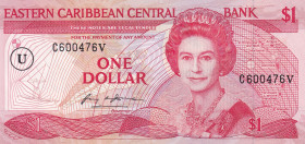 East Caribbean States, 1 Dollar, 1985, UNC, p17v
Estimate: USD 20-40