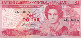 East Caribbean States, 1 Dollar, 1985, UNC, p17a
Estimate: USD 30-60
