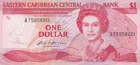 East Caribbean States, 1 Dollar, 1988, UNC, p21d
Estimate: USD 30-60