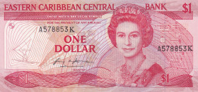 East Caribbean States, 1 Dollar, 1988, UNC, p21k
Estimate: USD 30-60