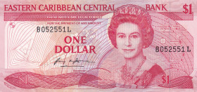 East Caribbean States, 1 Dollar, 1988, UNC, p21l
Estimate: USD 30-60