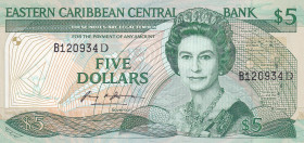East Caribbean States, 5 Dollars, 1988, UNC, p22d
Estimate: USD 50-100
