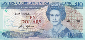East Caribbean States, 10 Dollars, 1988, UNC, p23u
Estimate: USD 120-240