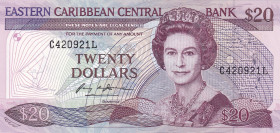 East Caribbean States, 20 Dollars, 1988/93, UNC, p24l1
Estimate: USD 500-1000