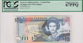 East Caribbean States, 10 Dollars, 1993, UNC, p27a
Estimate: USD 100-200