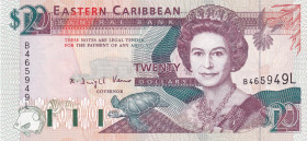 East Caribbean States, 20 Dollars, 1993, UNC, p28l
Estimate: USD 75-150