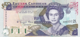 East Caribbean States, 50 Dollars, 1993, UNC, P29l
Estimate: USD 200-400