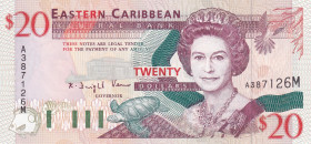East Caribbean States, 20 Dollars, 1994, UNC, p33m
Estimate: USD 150-300