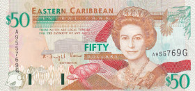 East Caribbean States, 50 Dollars, 1994, UNC, p34g
Estimate: USD 220-440