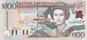 East Caribbean States, 100 Dollars, 1993, UNC, p36v
Estimate: USD 300-600