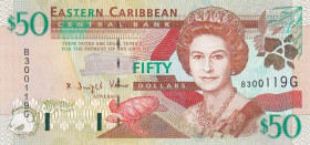 East Caribbean States, 50 Dollars, 2000, UNC, p40g
Estimate: USD 150-300
