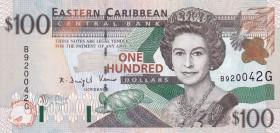 East Caribbean States, 100 Dollars, 2000, UNC, p41g
Estimate: USD 200-400