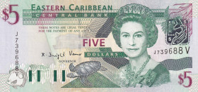 East Caribbean States, 5 Dollars, 2003, UNC, p42u
Estimate: USD 10-20