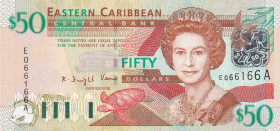 East Caribbean States, 50 Dollars, 2003, UNC, p45a
Estimate: USD 100-200