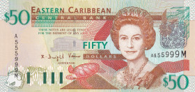 East Caribbean States, 50 Dollars, 2003, UNC, p45m
Estimate: USD 150-300