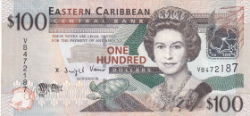 East Caribbean States, 100 Dollars, 2008, UNC, p51
Estimate: USD 100-200