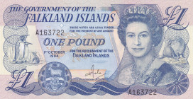 Falkland Islands, 1 Pound, 1984, UNC, p13a
Estimate: USD 40-80