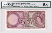 Fiji, 10 Shilings, 1965, AUNC, p52e
Estimate: USD 200-400