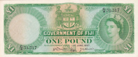 Fiji, 1 Pound, 1961, XF, p53b
Estimate: USD 250-500