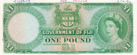 Fiji, 1 Pound, 1954, UNC, p53s, SPECIMEN
Estimate: USD 600-1200