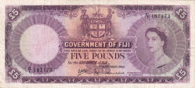 Fiji, 5 Pounds, 1962, VF(+), p54d
Estimate: USD 1300-2600