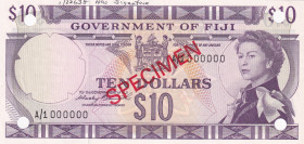 Fiji, 10 Dollars, 1971, UNC, p68s
Estimate: USD 900-1800