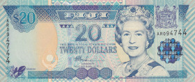 Fiji, 20 Dollars, 2002, UNC, p107a
Estimate: USD 20-40