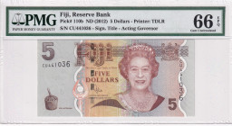 Fiji, 5 Dollars, 2012, UNC, p110b
Estimate: USD 25-50