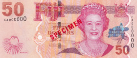 Fiji, 50 Dollars, 2007, UNC, p113s, SPECIMEN
Estimate: USD 125-250