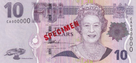 Fiji, 10 Dollars, 39417, UNC, p116, SPECIMEN
Estimate: USD 100-200