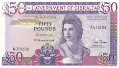 Gibraltar, 50 Pounds, 1986, UNC, P24
Estimate: USD 90-180