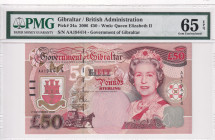 Gibraltar, 50 Pounds, 2006, UNC, p34a
Estimate: USD 150-300