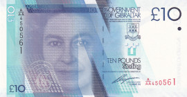 Gibraltar, 10 Pounds, 2010, UNC, p36
Estimate: USD 25-50