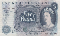 Great Britain, 5 Pounds, 1971, XF, p375c
Estimate: USD 75-150