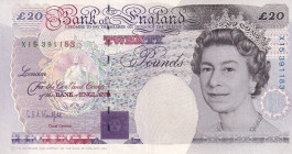 Great Britain, 20 Pounds, 1993, XF(+), p387a
Estimate: USD 60-120