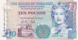 Guernsey, 10 Pounds, 1995, UNC, p57b
Low serial number
Estimate: USD 40-80