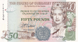 Guernsey, 50 Pounds, 1994, UNC, p59
Estimate: USD 150-300