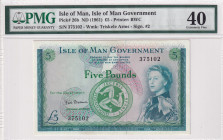 Isle of Man, 5 Pounds, 1961, XF, p26b
Estimate: USD 250-500