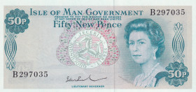 Isle of Man, 50 Pence, 1972, UNC, p28b
Estimate: USD 50-100