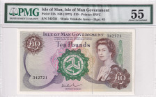 Isle of Man, 10 Pounds, 1972, AUNC, p31b
Estimate: USD 650-1300