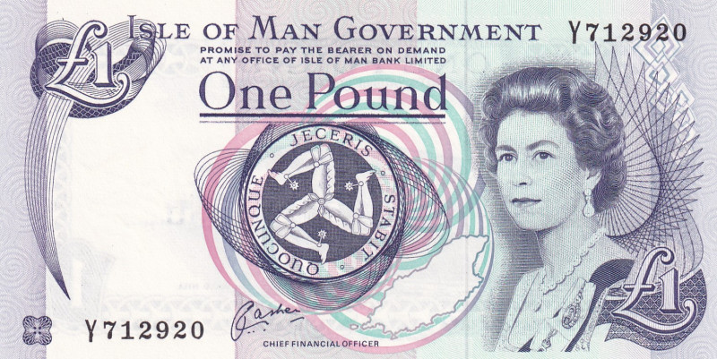 Isle of Man, 1 Pound, 1985, UNC, p40b
Estimate: USD 10-20