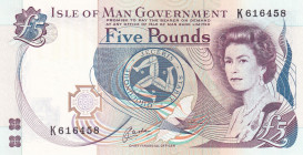 Isle of Man, 5 Pounds, 1983, UNC, p41b
Estimate: USD 15-30