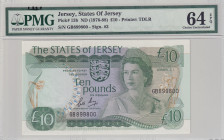 Jersey, 10 Pounds, 1976/88, UNC, p13b
Estimate: USD 250-500