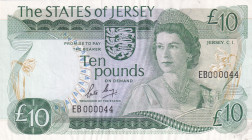 Jersey, 10 Pounds, 1976, AUNC, p13b
Estimate: USD 130-260