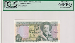 Jersey, 1 Pound, 1989, UNC, p15a, SPECIMEN
Estimate: USD 125-250