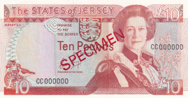 Jersey, 10 Pounds, 1989, UNC, p17s, SPECIMEN
Estimate: USD 30-60